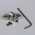 1/8in Plated Brass Dura-Collars (12 pcs per package)