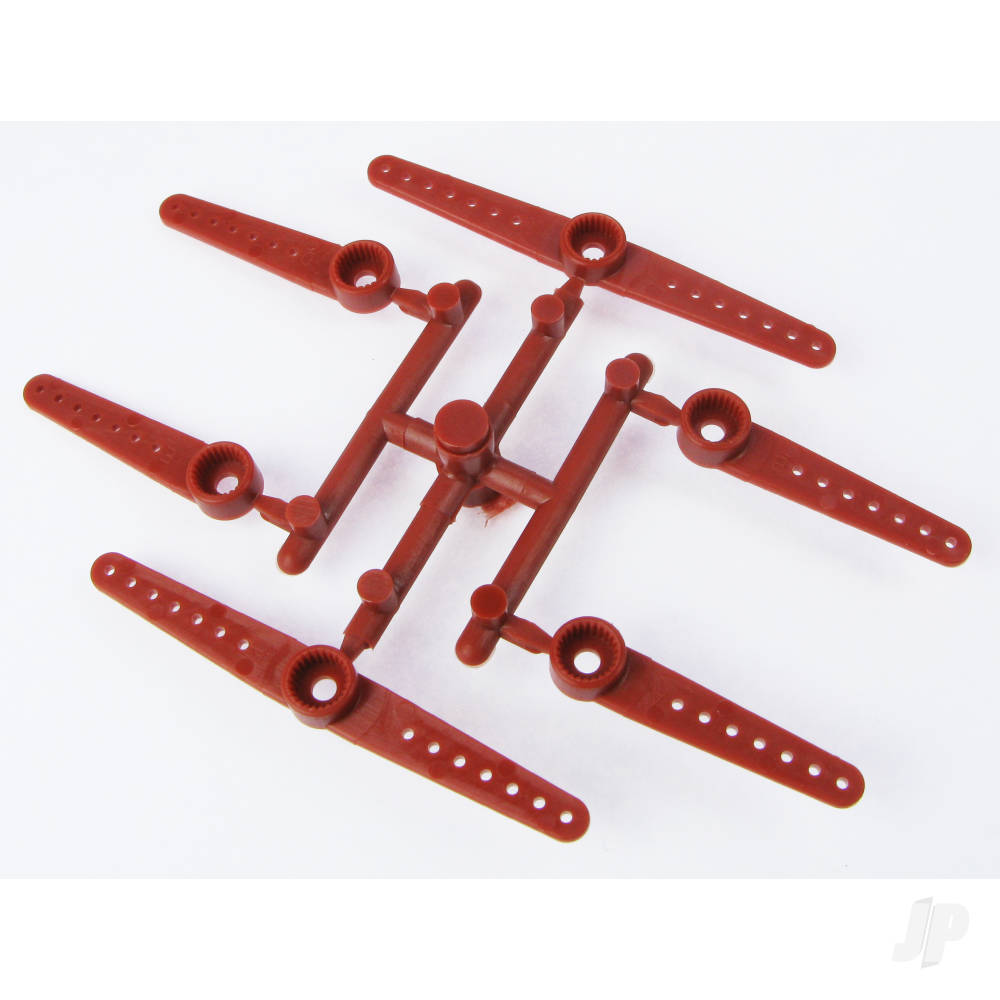 Micro Servo Arm XL (for Hitec HS-56HB, HS-65HB, HS-65MG) 6 pcs per package - 4 Single, 2 Double