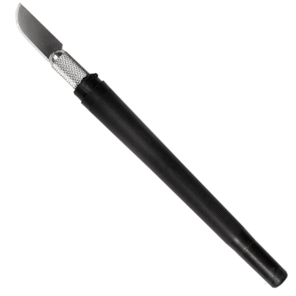 K3 Pen Knife, Light Duty Round Handle with Safety Cap (Carded)