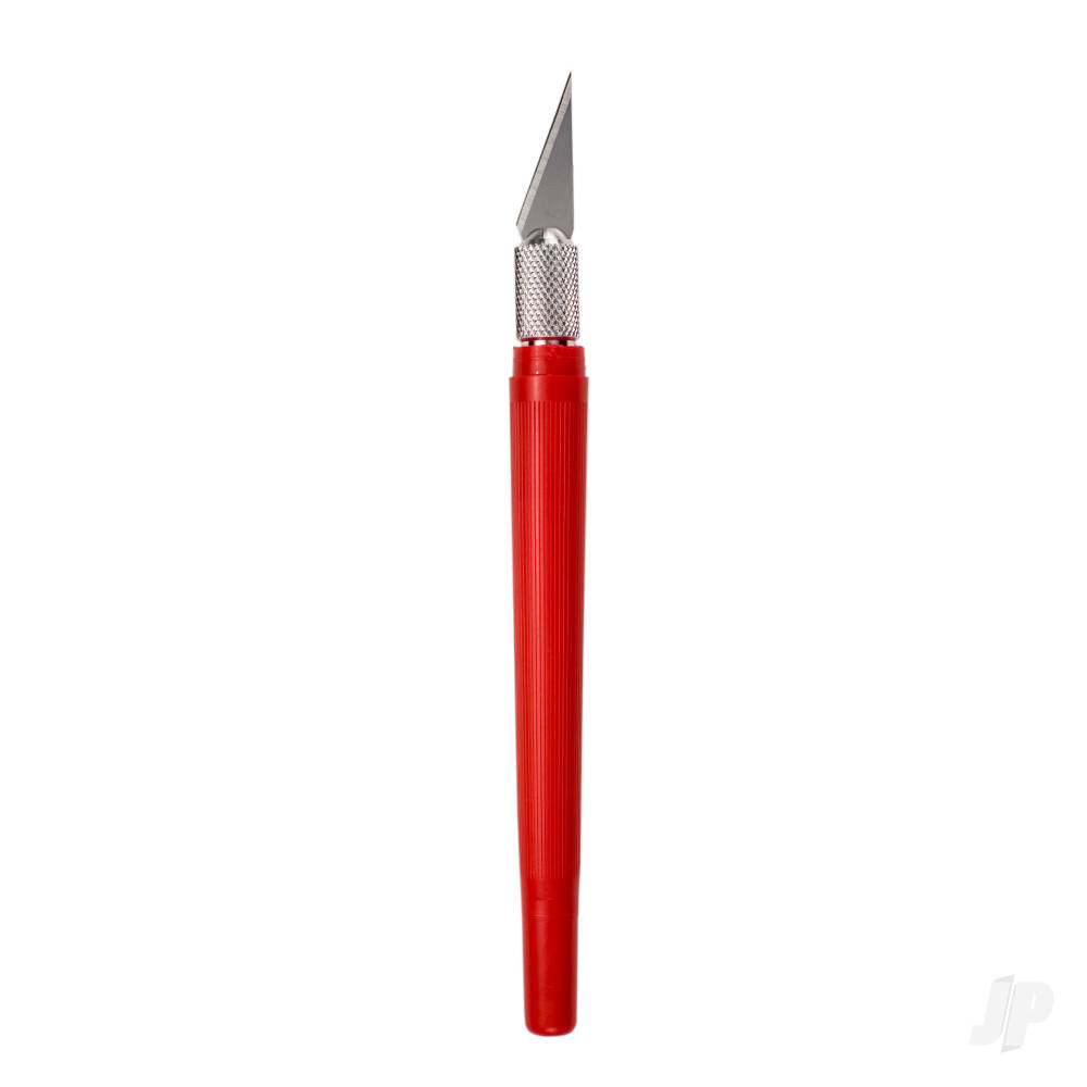 K40 Pocket Clip-on Knife with Twist-off Cap, Red (Carded)