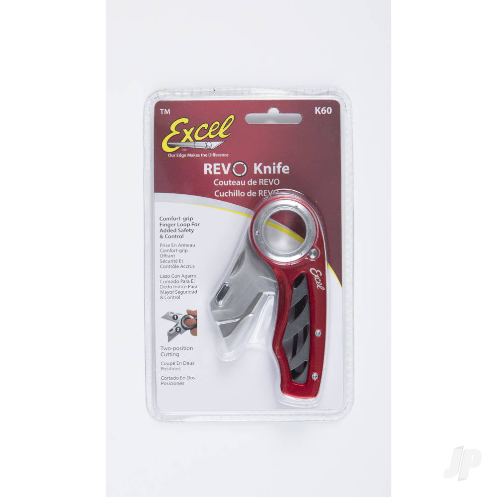 K60 Revo Folding Utility Knife, Red (Carded)