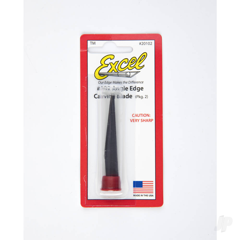 Carving Blade, Angle Edge (2 pcs) (Carded)