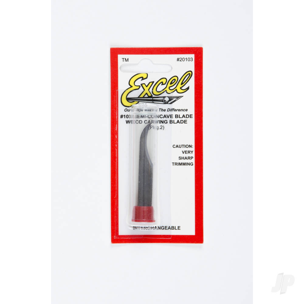 Carving Blade, Semi-Concave (2 pcs) (Carded)