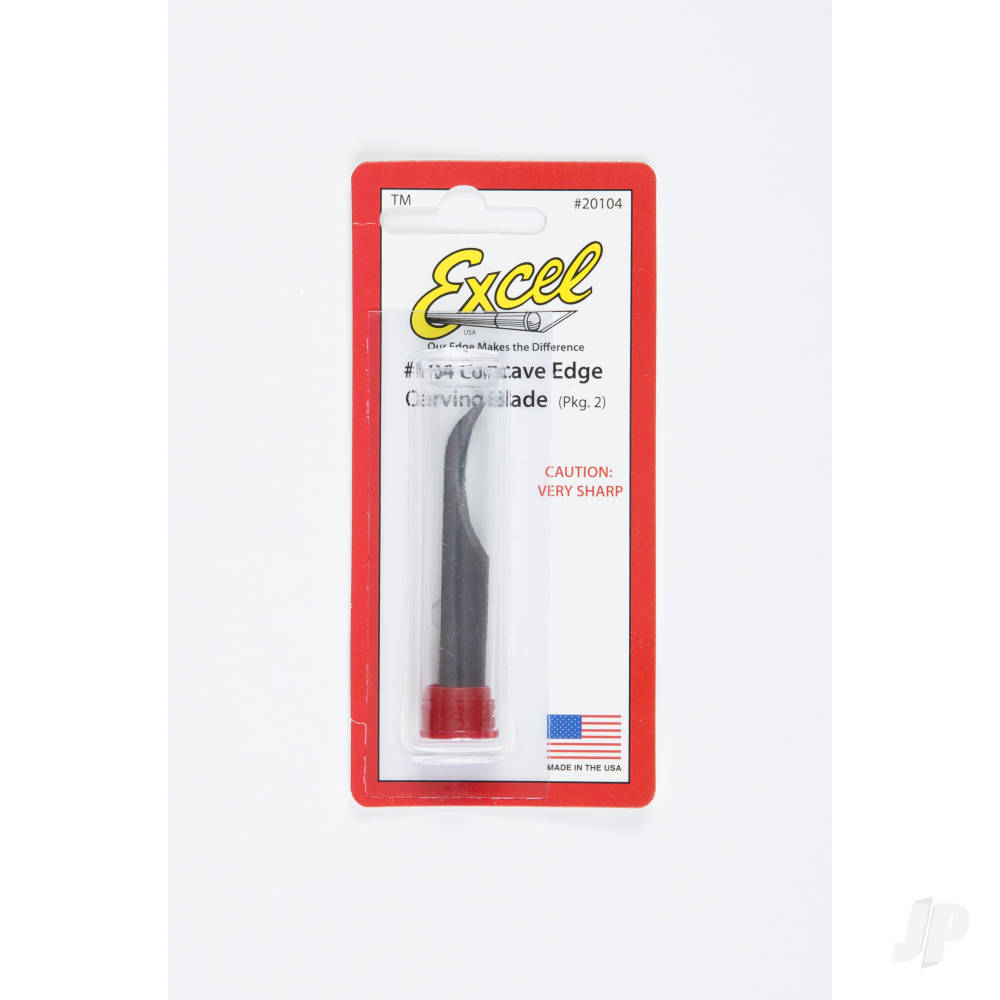 Carving Blade, Concave Edge (2 pcs) (Carded)