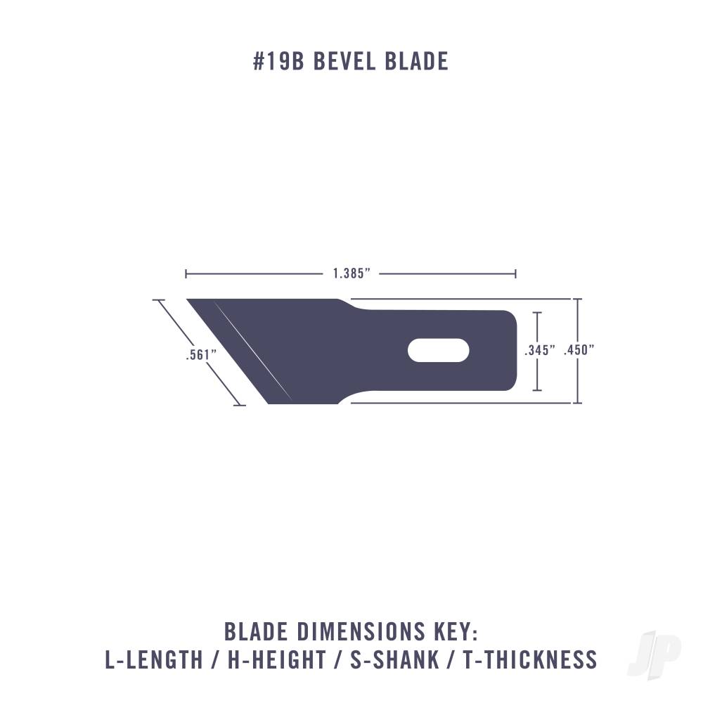 #19B Bevel Blade B (5 pcs)