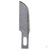 #10 Curved Edge Blade, Shank 0.25