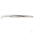 4.5in Curved Stainless Steel Tweezers (Carded)