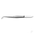 6in Curved Point Stainless Steel Tweezers (Carded)