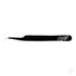 Slant Point Fine Point Tweezers, Black (Carded)