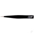 Hollow Handle Ultra Fine Point Tweezers, Black (Carded)