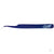 Slant Point Fine Point Tweezers, Blue (Carded)