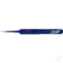 Straight Point Fine Point Tweezers, Blue (Carded)