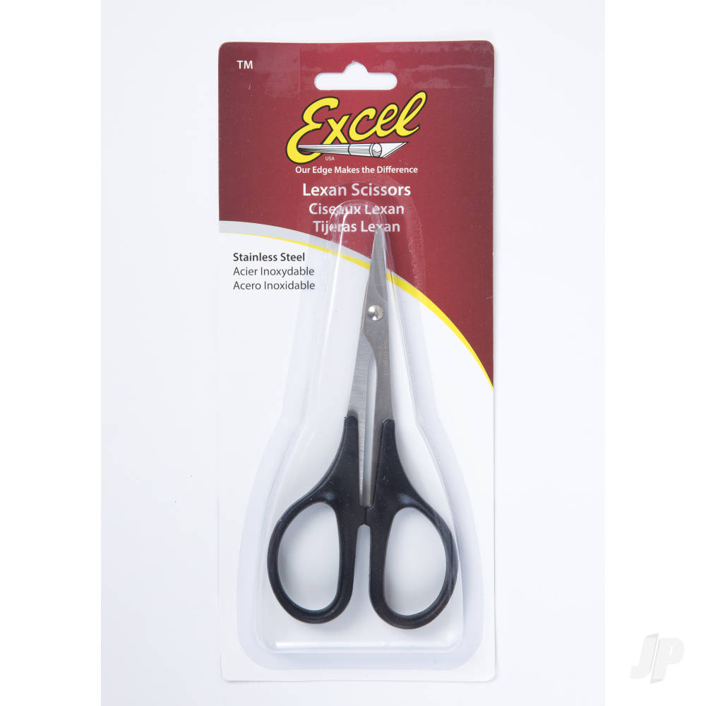 5.5in Lexan Stainless Steel Scissors, Straight (Carded)