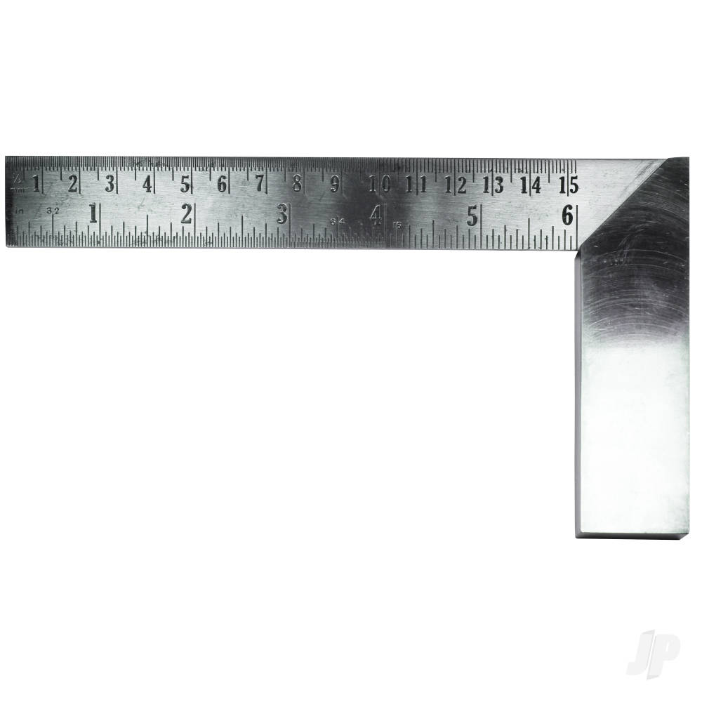 6in (15.24cm) Precision Carbon Steel Machine Square (Bulk)