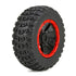 Left &amp; Right Tire (1ea), Premounted: 1:5 4wd DB XL