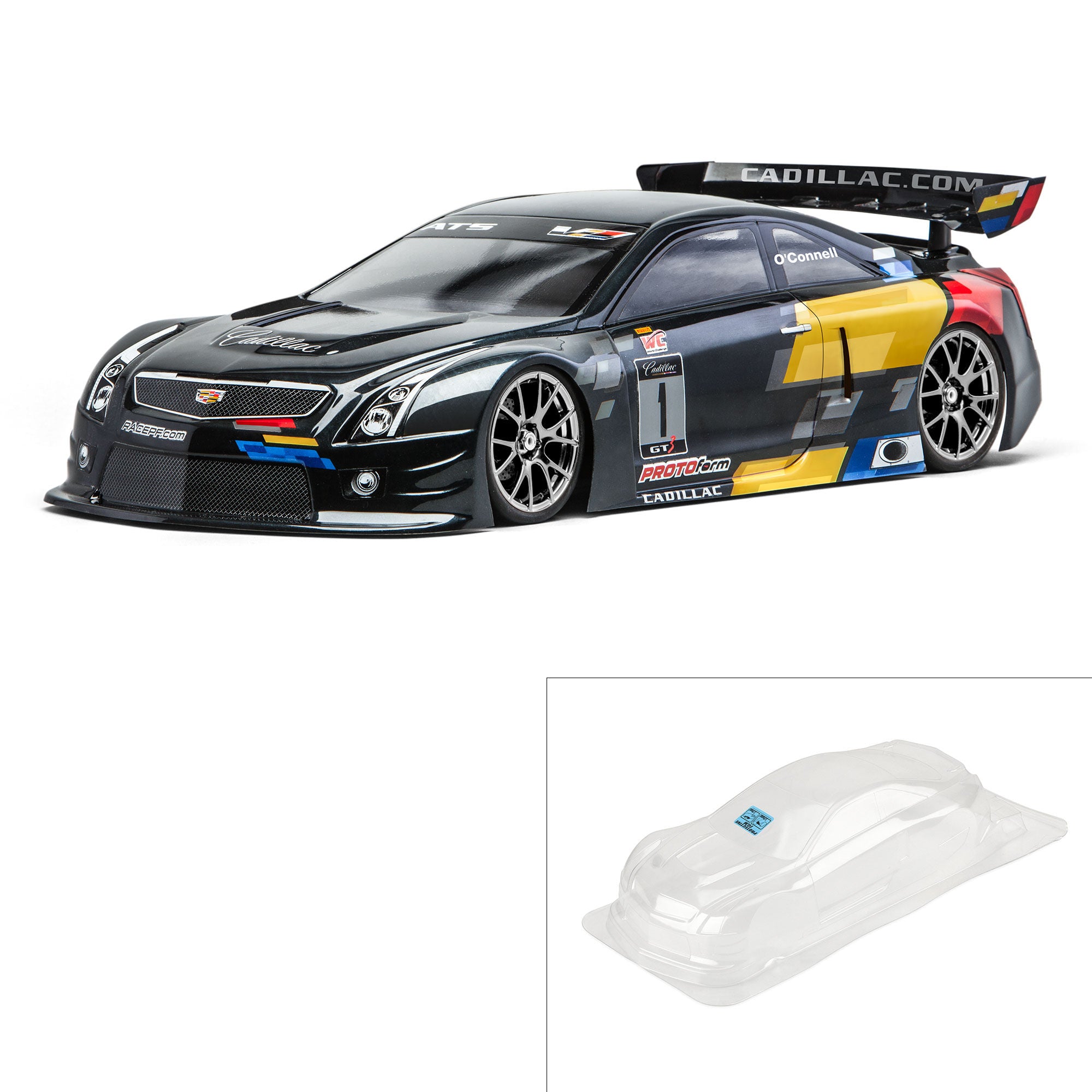 1/10 Cadillac ATS-V.R Clear Body: 190mm Touring Car