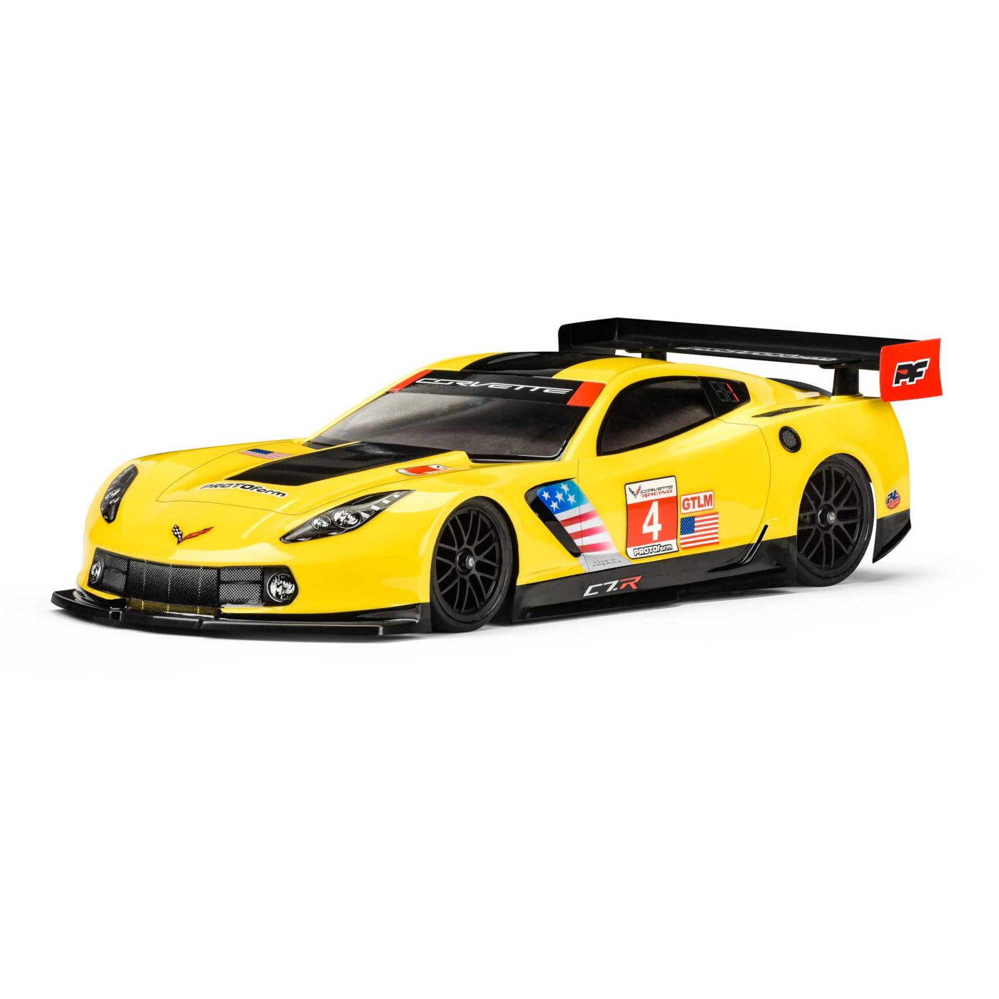 1/10 Chevrolet Corvette C7.R Clear Body: 190mm Touring Car