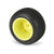 1/18 Hole Shot Front/Rear Mini-T Tires Mounted 8mm Yellow Wh