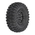 1/24 Hyrax Front/Rear 1.0" Tires Mounted 7mm Black Impulse (