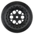 1/10 Showtime+ Wide Rear 2.2"/3.0" 12mm Drag Wheels (2) Blac