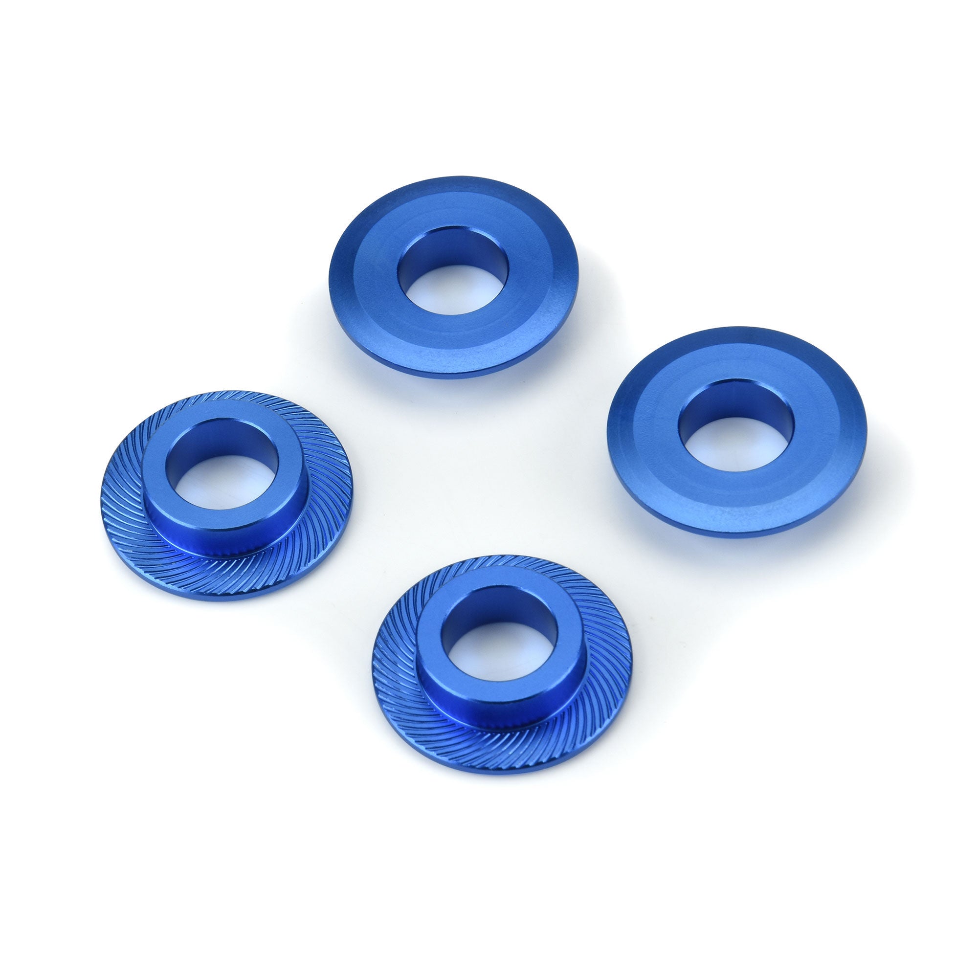 Wheel Washer Aluminum F/R 1/5 1/6 (4) Blue