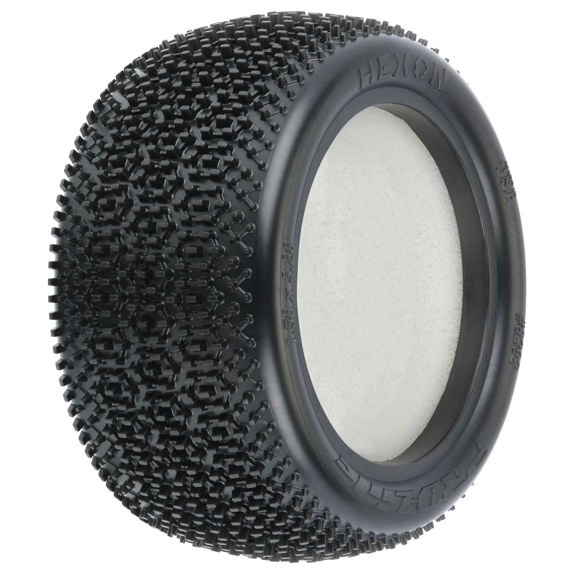 1/10 Hexon CR3 Rear 2.2" Carpet Buggy Tires (2)