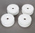 1/8 Buggy Dish Wheel, White (4): 8IGHT Buggy 3.0