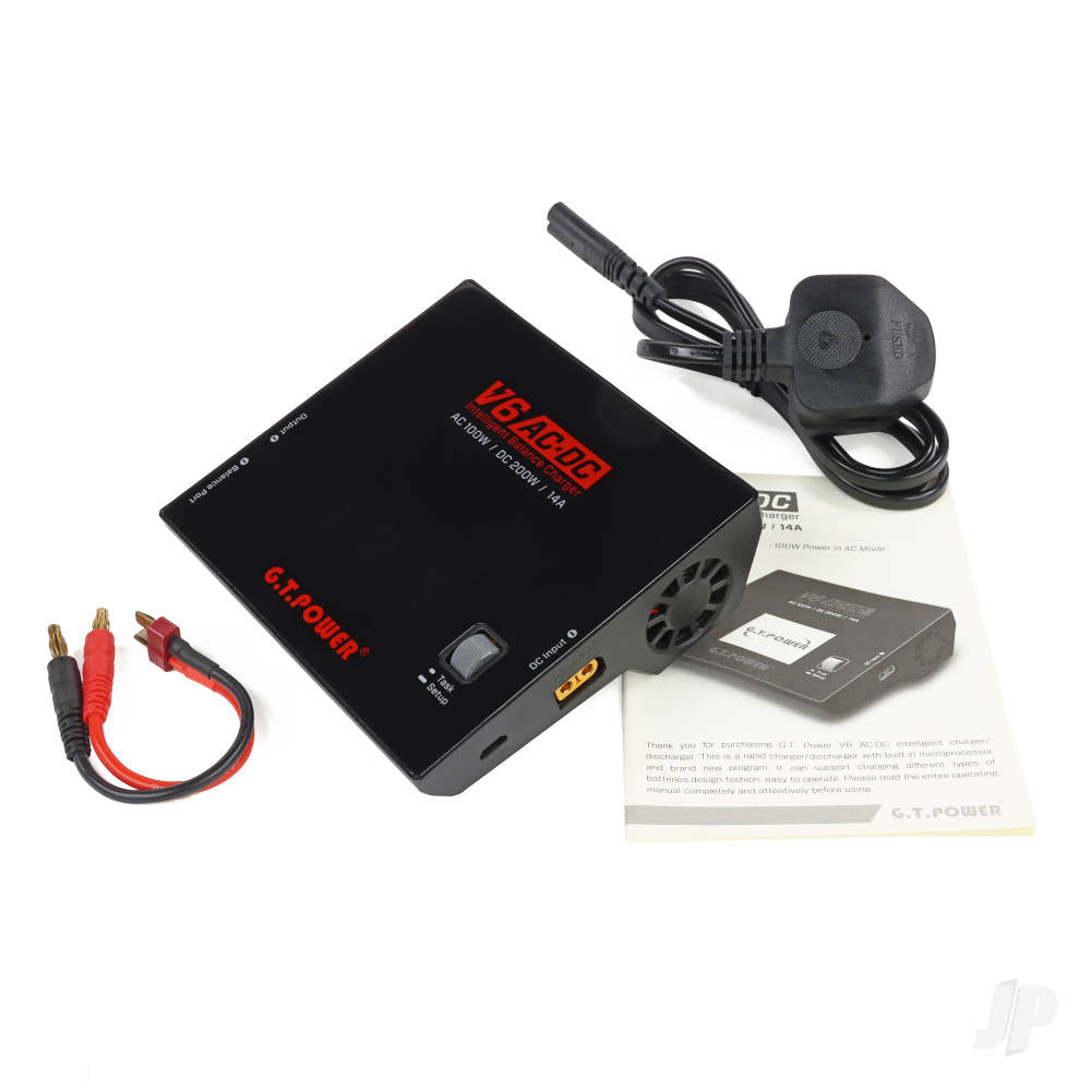 V6 100W AC / 200W DC 14A Charger