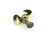 Brass Propeller (Classic), 3 Blade, 25mm, M4, LH