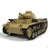 1:16 Tauch Panzer III with Infrared Battle System (2.4GHz + Shooter + Smoke + Sound + Metal Gearbox)