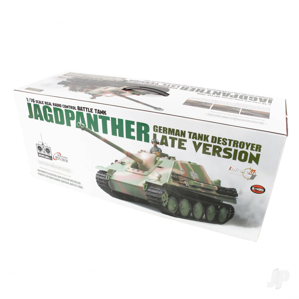 1:16 German Jagdpanther with Infrared Battle System (2.4GHz + Shooter + Smoke + Sound)