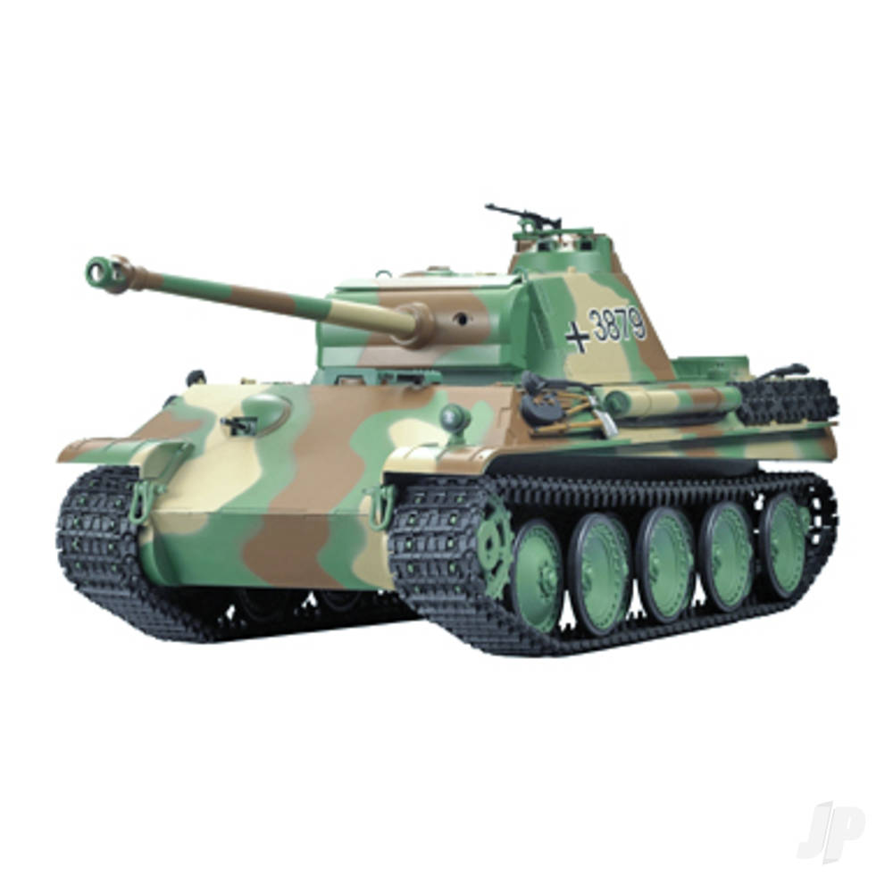 1:16 German Panther Type G I with Infrared Battle System (2.4Ghz + Shooter + Smoke + Sound + Metal Gearbox)