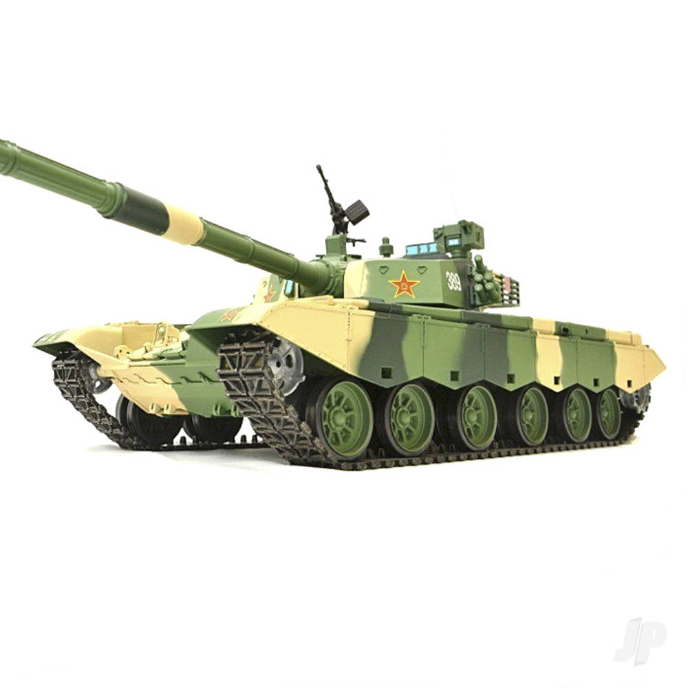 1:16 ZTZ 99A MBT with Infrared Battle System (2.4GHz + Shooter + Smoke + Sound + Metal Gearbox)