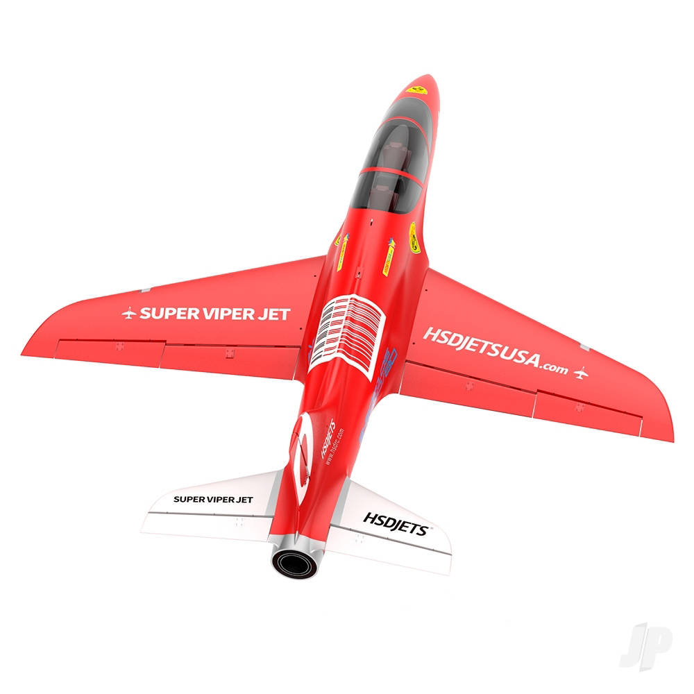 Super Viper 6kg Turbine Foam Jet, Red (PNP + Smoke, no turbine)