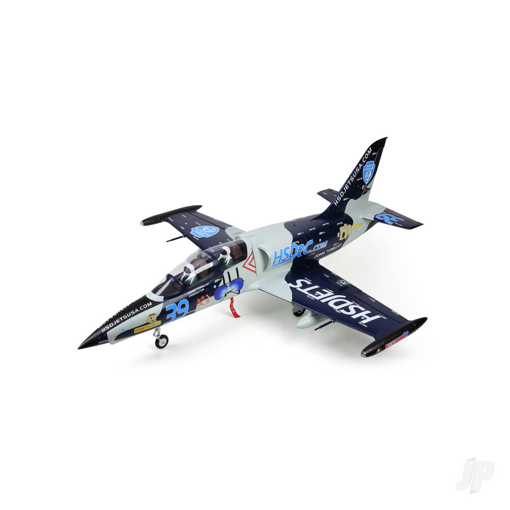 L-39 6kg Turbine Foam Jet, Blue Camo (PNP + Smoke, no turbine) XT60