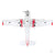 2m Cessna-182 Red (PNP 6S)