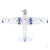 2m Cessna-182, Blue (PNP 6S)