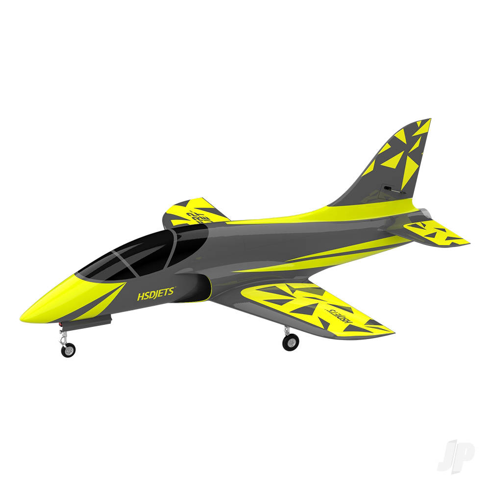 Super Viper 120mm EDF Composite Jet, Yellow / Grey, 1800mm (PNP 12S)