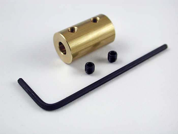 Solid Coupling, 3.2mm to 4mm (ea)