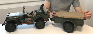 Full Kit Willys & Acc. 1/8 Scale Metal Kit