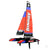 Binary 400mm Mini Catamaran Sailboat 2.4GHz RTR, Red