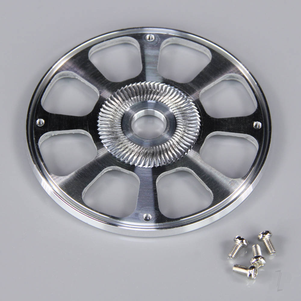 102mm White Spinner (with Aluminium Back Plate)