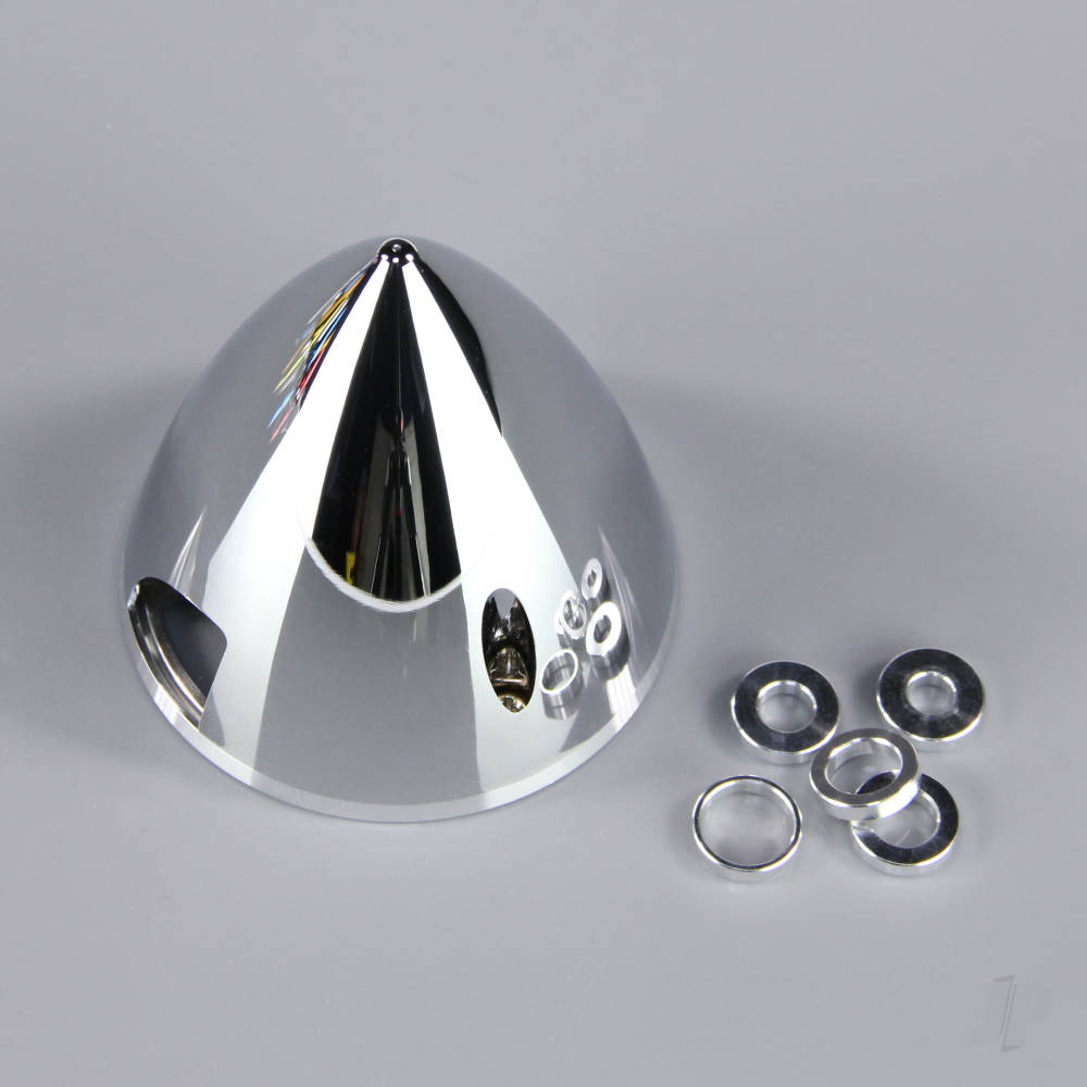 45mm Chrome Look Spinner (with Aluminium Back Plate)