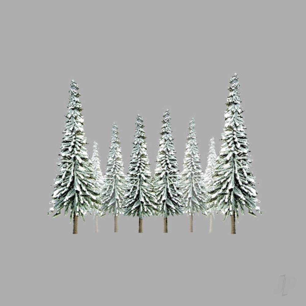 Scenic Snow Pine, 6in to 10in, O-Scale, (12 per pack)