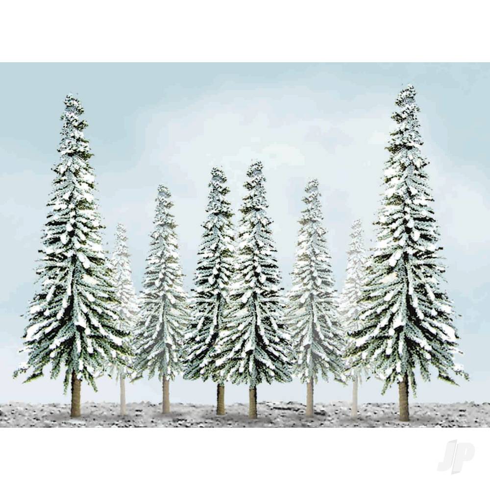 Scenic Snow Pine, 6in to 10in, O-Scale, (12 per pack)