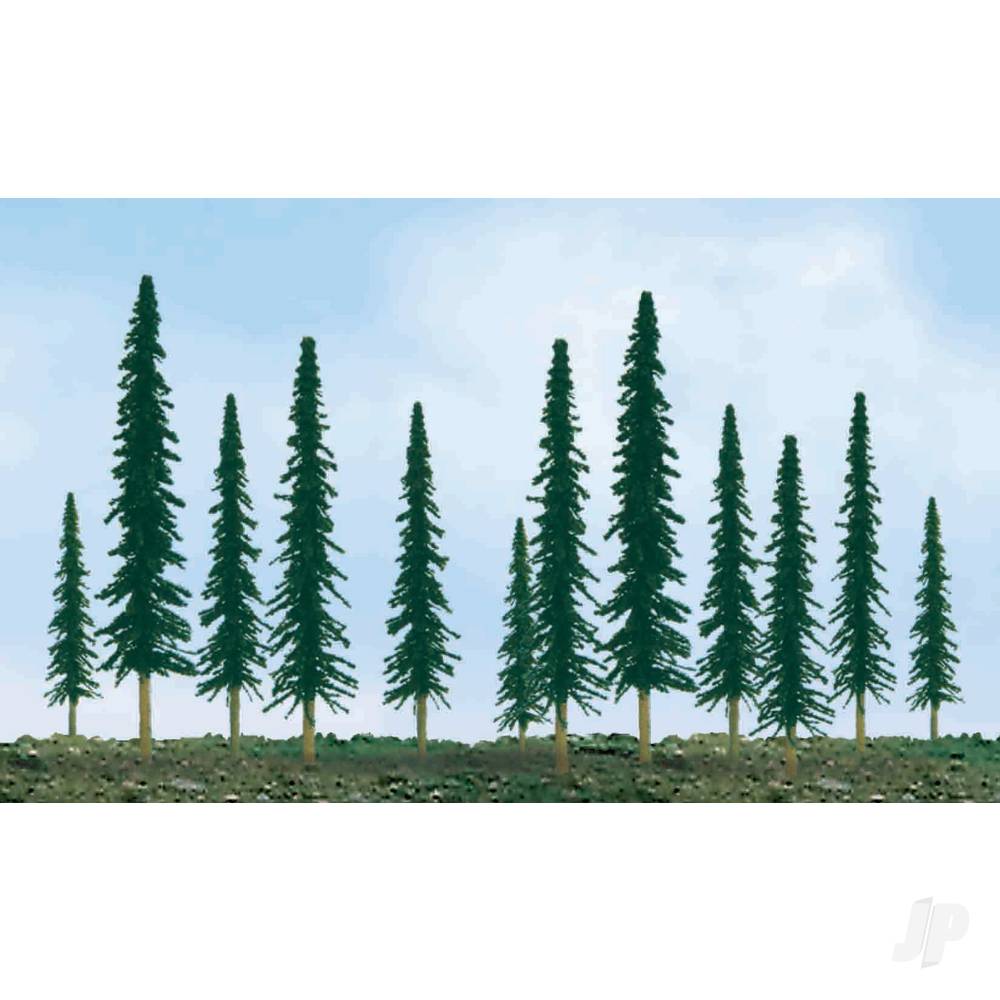 Scenic Conifer, 1in to 2in, Z-Scale, (55 per pack)