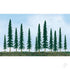 Scenic Conifer, 1in to 2in, Z-Scale, (55 per pack)