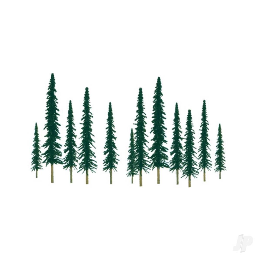 Scenic Conifer, 2in to 4in, N-Scale, (36 per pack)