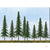 Econo Spruce, 1in to 2in, Z-Scale, (55 per pack)