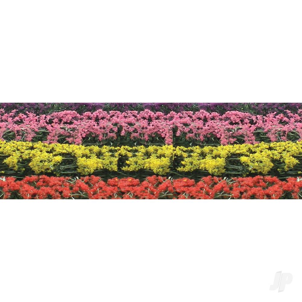 Flower Hedges, 5x3/8x5/8in, HO-Scale, (8 per pack)